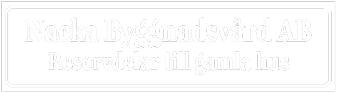 Nacka Byggnadsvård AB